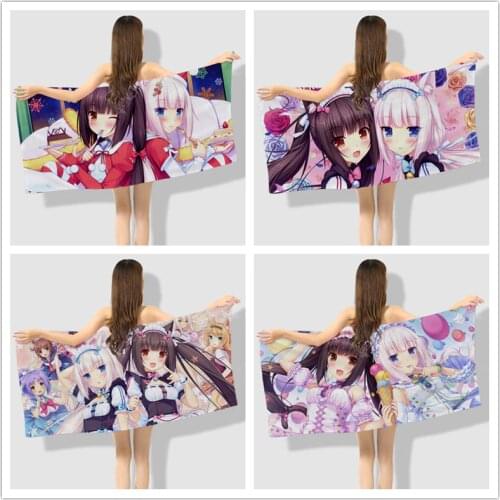 Anime Manga Neko Para chocola&vanilla Beach Towels Bath Towel 001