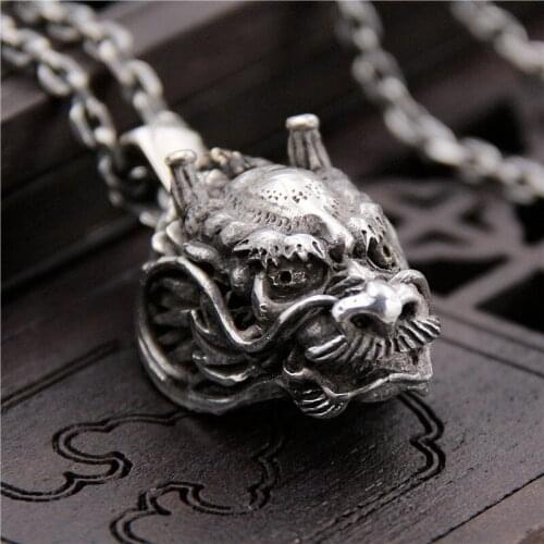 Retro Thai Silver Snappers In S925 Sterling Silver Men 's Pendant