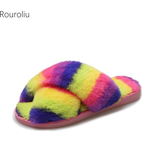 Rouroliu Women's Slippers