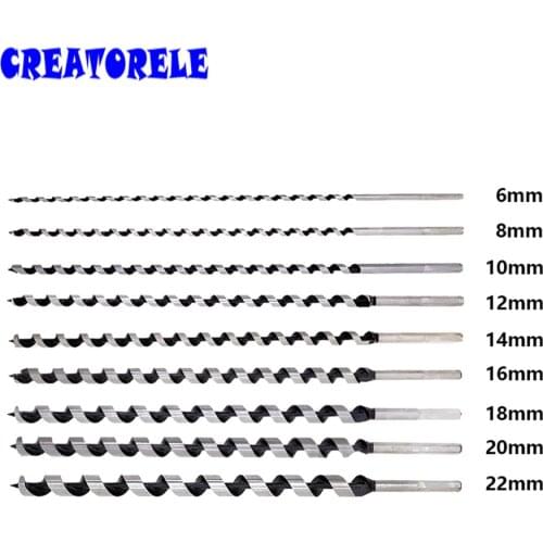 1pcs 230mm Twist wood Drill Bit 8/10/12/14/16/18/20/22/25 For Metal Quality Sarbon Steel Drilling bits Woodworking Tools