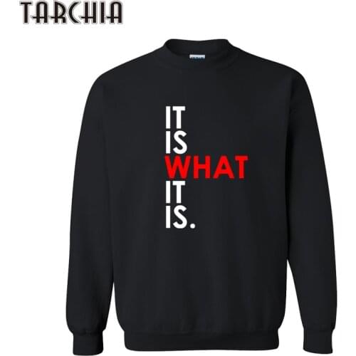 TARCHIA Brand Clothing WHIT IS IT Men Hoodies Long Sleeve Pullover Hoodies MenS Clothes Hip Hop Men Hooded Sweatshirt