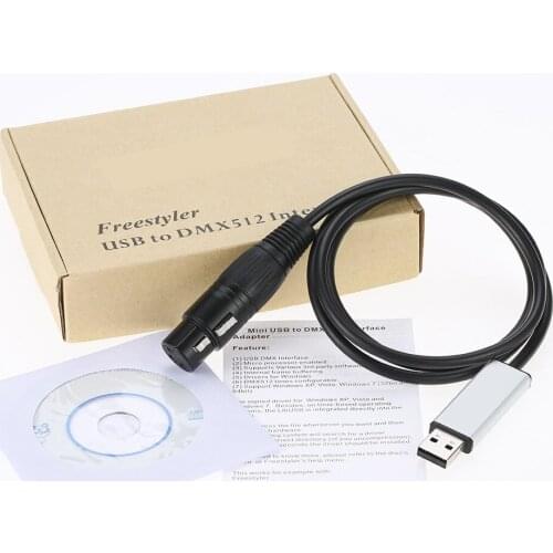 Usb To Dmx Interface Adapter Stage Lighting Disco Light Dj Dmx Interface Usb Party Lights Beam Usb Led Dmx 512 Interface New