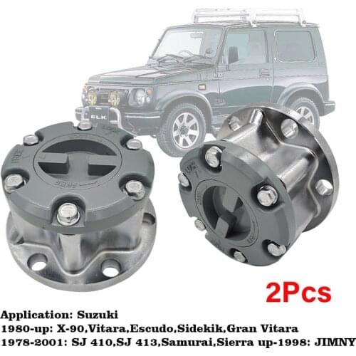 Locking Hubs FOR SUZUKI X-90 Vitara Escudo 89-01 JIMNY SJ 410 SJ 413 Samurai Sierra B039 43810-60A00 4381060A00 Zinc alloy