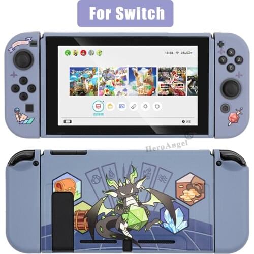 For Nintendo Switch Protective Hard Case Cover Joy Cons Controller Case Housing 5-piece Full Cover Shell For NS Accessories