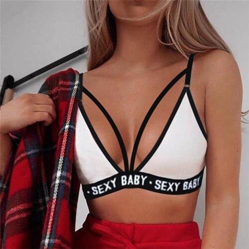 Women Underwear Bras Sets Women Sexy Lingerie Underwear Soft Push Up Bras For Women Hot Plus Size Letter Print Sports Underwear