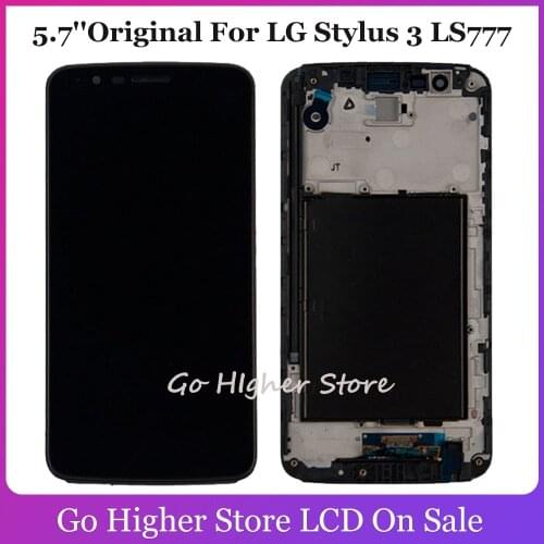 5.7''Original For LG Stylus 3 LS777 LCD Display Touch Screen Digitizer Assembly M400 M400DF M400N M400F M400Y Display Screen