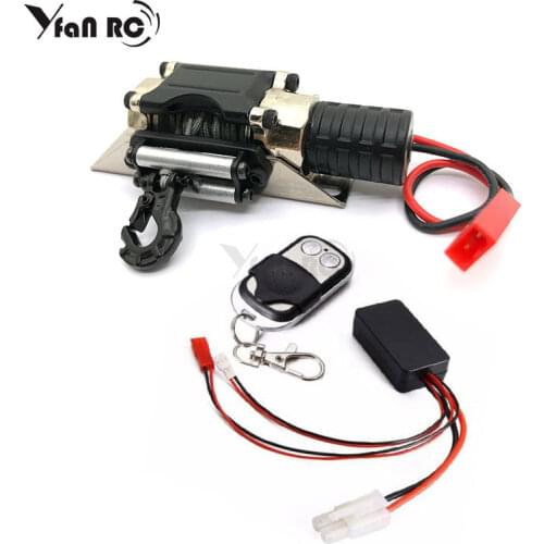 1 Set Aluminum Alloy Metal Winch Traction for 1/10 RC Rock Crawler HSP Redcat HPI Traxxas 90046 D90 SCX10 TRX-4 1:10 RC Car A025