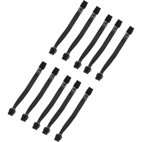 10Pcs/Lot Pcie 8 Pin To 8Pin (6+2) Pcie Express (Pcie) Graphics Video Card Power Extension Cable