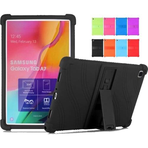 Case for Samsung Galaxy Tab S7 S7+ T870 T970 A7 2020 T500 S6 Lite 10.4 P610 10.1T510 S5E 10.5 T720 Kids Case Soft Silicone Cover