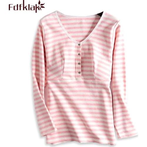 Fdfklak Long Sleeve Maternity T-Shirts China