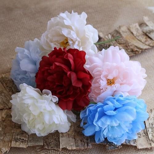 1Pc Peony Artificial Flowers Fake Flowers Bedroom Home Party Wedding Decoration Bouquet Valentines Day Gift