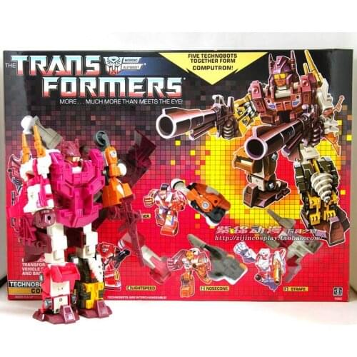 Deformation Autobot G1 Re-engraved Computing King Combination KO Edition Gift Box Model Toy