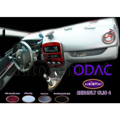 For Renault Clio 4, Dashboard Kit, ODAC Tuning, Interior Stickers, Coating, Cover, Vehicle Accessories, Car Accessories