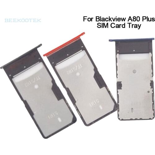 New Original Blackview A80 Plus Phone Sim Card Tray Holder TF Card Tray Card Slot Accessories For A80 Plus 6.49 Inch Smartphone
