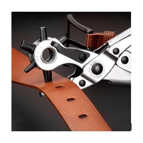 Multifunction Leather Punching for Leather Hole Punch for Belts Stitching Plier Perforator Eyelet Piercer Leather Punch Tools