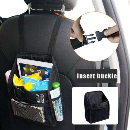 Newly Portable Car Storage Bag Multipocket Large Capacity Front Seat Hanging Organizer for Outdoor Camping Traveling
