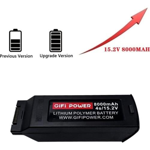 Upgrade 15.2V 8000mAh LiPo Battery for Yuneec Typhoon H3 RC Drone Aircraft Helicopter Battery spare parts