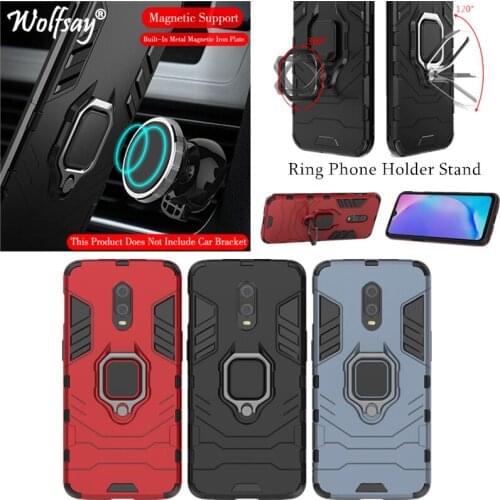 For OnePlus 7 Case Armor Magnetic Suction Stand Shockproof Full Edge Cover For OnePlus 7 Pro Cover Case For One plus 6T 6 Goyar