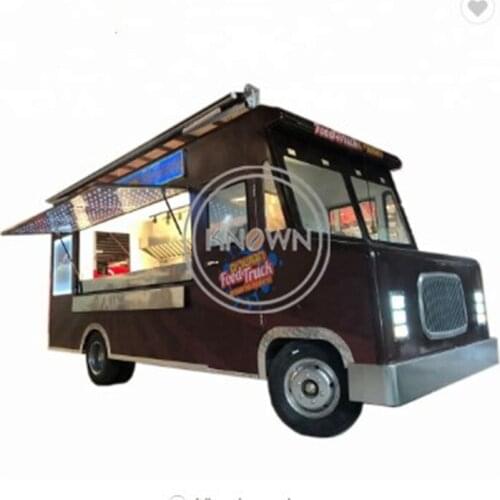 Promotion sale 4.3m long most popular in Amercia mobile food serving cart food vending cart for coffee,ice cream