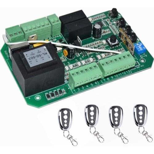 Wide Use Sliding Gate Opener Motor Control Unit PCB Controller Circuit Board Electronic Card Plate PY600ACL SL1500AC PY800AC