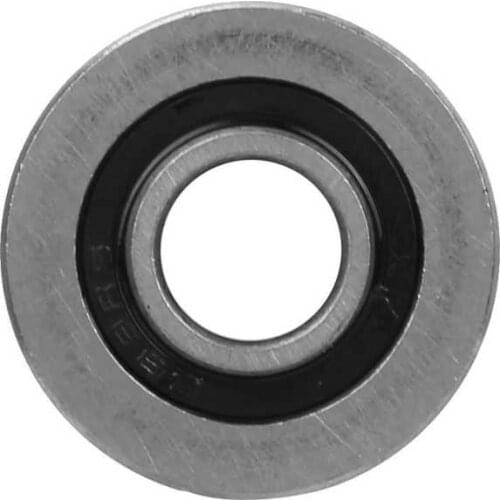 U22 U Shaped Round Bottom Track Groove Pulley Bearing Sliding Rollers Bearing 8*22.5*14.5mm Linear Bearings