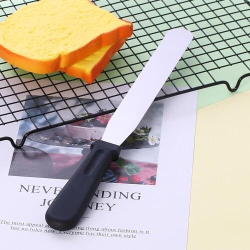 Stainless Steel Angled Icing Spatula Gift Decorating Tools Silver Blade Gift Pie Slicer Cutter Kitchen Gadget Cooking Tool