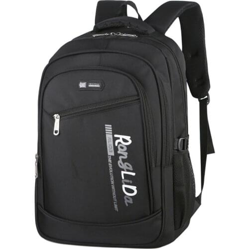 Large Capacity Backpack for Men Nylon High School College Student Backpack School Bag Teenage Boys Young Bagpack 2021 New