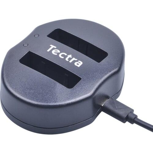 Tectra CGA-S005 CGA-S005A CGA-S005E DMW-BCC12 FUJI NP-70 USB Dual Charger for Panasonic DMC-FX8 FX9 FX10 FX12 FX50 FX150 LX1