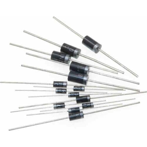 100PCS 1N4007 1N5819 1N4001 UF4007 FR107 FR157 FR207 1N4004 1N4937 HER107 RL207 1N5817 1N5399 DO-41 Rectifier Diode