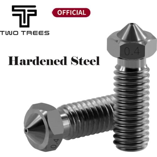 The Hardened Steel Volcanic Nozzle 1.75mm For High Temperature 3D Printing Of PEI PEEK Or Carbon Fiber Filament For The Hot End