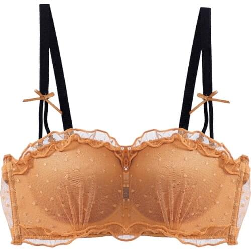 Sexy Lace Lingerie Strapless Push Up Women Bra Backless Dress Wedding Wireless Bralette Invisible Female Underwear Intimates