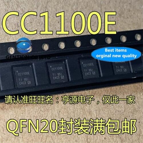 10Pcs CC1100ERGPR CC1100ERTKR QFN20 CC1100 CC1100E RF transceiver chip in stock 100% new and original