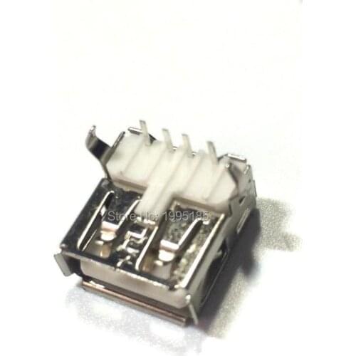 10PCS/Lot Female USB socket looper USB-A type female (90 degree bend feet)