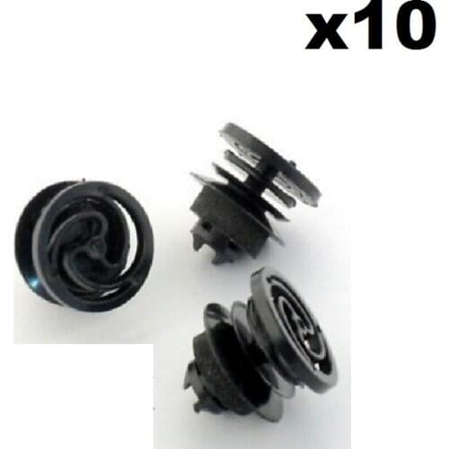 10x For FORVW Volkswagen Interior Door Card and Trim Panel Mounting Clip / Fastener