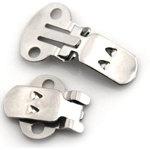 20PCS/lot Silver Color Blank Stainless Steel Flower Shoes Clips On Findings DIY Craft Buckles For Shoes Accessories Wholesale