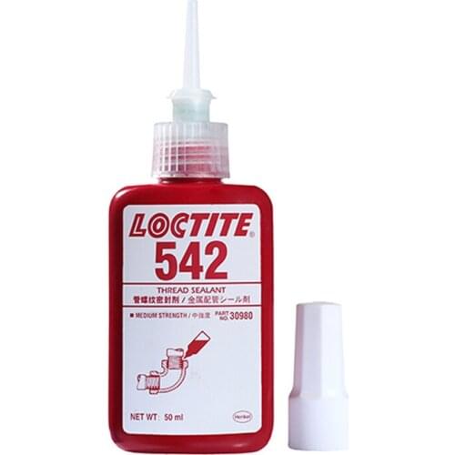 50ml Loctite 542 Pipe Thread Sealant Household Pipe Sealing Anaerobic Adhesive High Strength Thread Lock Waloc Glue
