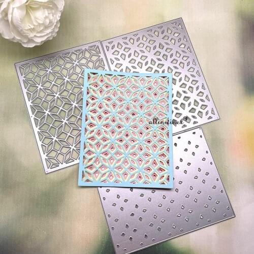 Diamond frame combination Metal Cutting Dies for DIY Scrapbooking Album Paper Cards Decorative Crafts Embossing Die Cuts