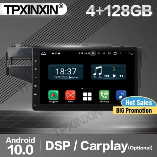 128G Carplay Car Radio 2 Din Stereo Receiver Android 10 For Honda Fit 2014-2015 GPS Player Audio Recorder Head Unit