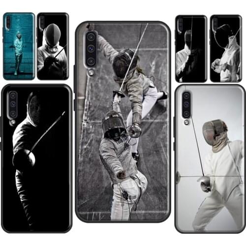 Fencing Sport Phone Case For Samsung A12 A32 A52 A72 A20e A21S A11 A31 A41 A51 A71 A10 A40 A50 A70 Coque