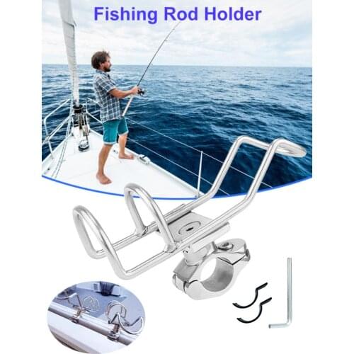 Fishing Rod Socket Stainless Steel Simple To Install Rod Holder Bracket Yacht Hardware Sea Fishing Boat Fishing Accessories
