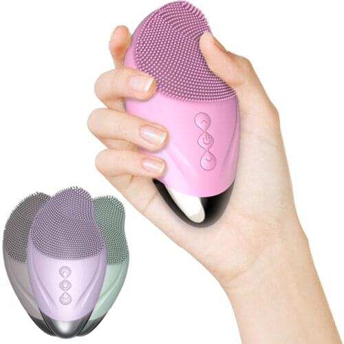 3 in 1 Electric Wash Brush Washing Artifact Pore Cleaning Brush Vibration Silicone Cleansing Instrument Wash Instrument