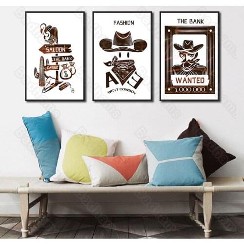 Canvas Painting Creative Signpost Personality Poster Modern Room Decoration Accessories Aesthetic Abstract Art Wall