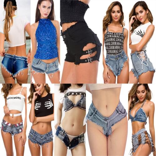 Hongbitu Women Jeans Shorts