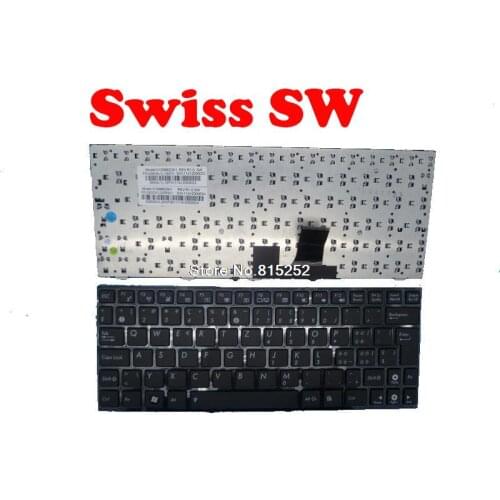Laptop Keyboard For ASUS EPC T101MT 1005HA 1008PE 1002HA Black With Black Frame SW Swiss V103662DK1 0KNA-1L1SF01 04GOA1L2KSF00-1