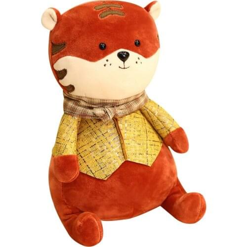 23/32cm Lovely Frog/Hedgehog/Tiger/Badger Plush Doll Cartoon Stuffed Animal Toy for Kids Baby Hug Doll Sleep Pillow Girl Gifts