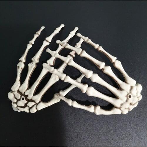 Plastic Skeleton Hand Haunted Bones Horror House Party Plastic Props for Halloween Decoration DIY Halloween Party KY