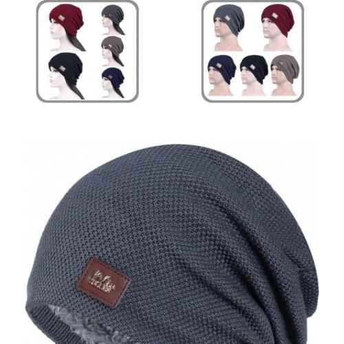 Practical Men Beanies Pilling Resistance Breathable Outdoor Supplies Winter Soft Warm Beanies Cap