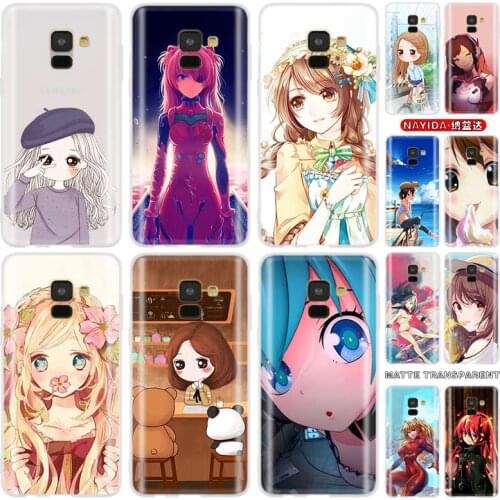 Baseus Clear case for Samsung J4 J6 Plus J7 J8 J3 J5 2015 2016 2017 EU 2018 Prime Funda Soft silicone Cases Anime girls cute