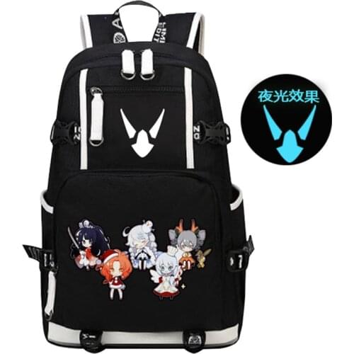 Game Honkai Impact 3 Kiana Kaslana Travel Backpack Kawaii Women Backpack Mochila Feminina Oxford School Bags Large Bookbag