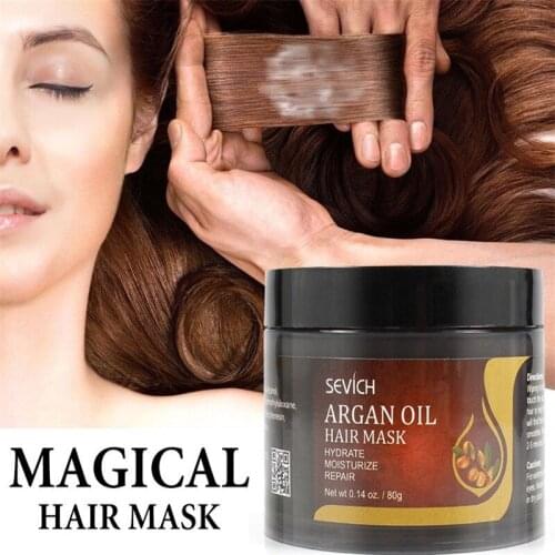 Argan Oil Moisturize Hair Treatment Mask Repair Damage Hair Root 80g Keratin Hair & Scalp Treatment Deep Hair Care Mask